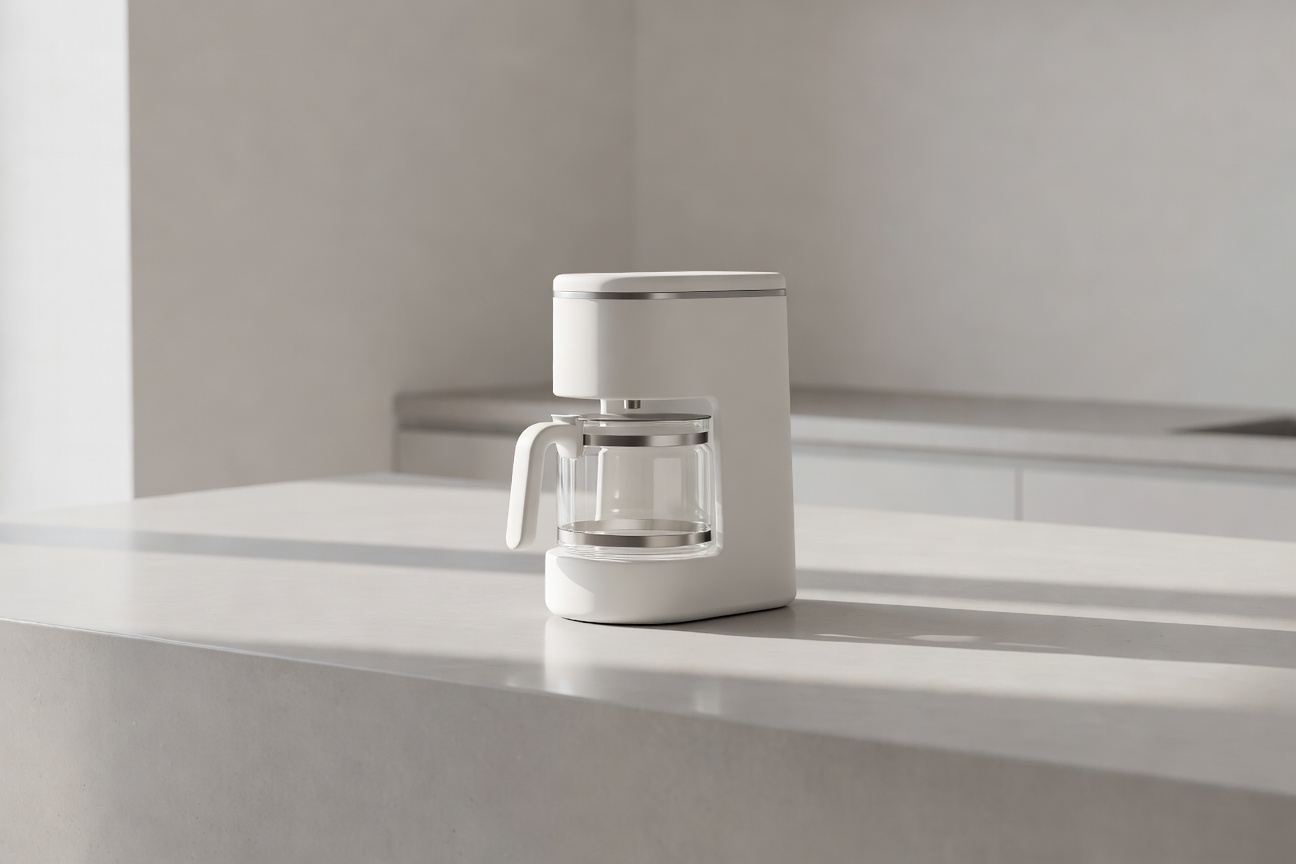 A minimal coffee maker